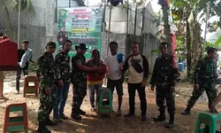 Sambut HUT RI Ke – 78 Tahun. Koramil 0621-05 Gunung Putri, Gelar perlombaan Kicau Burung.