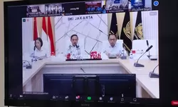 Rutan Kelas 1 Depok Ikuti Persiapan Desk Evaluasi Penilaian Mandiri dilakukan secara Virtual.