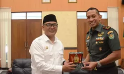 Iwan Setiawan Sambut Hangat Kunjungan Kerja Perdana Danrem 061/SK ke Kabupaten Bogor.