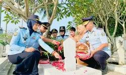 Mengenang jasa para Pahlawan, Tabur Bunga warnai Rangkaian Hari Kemenkumham ke 78 Tahun.