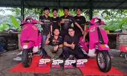 Tim Mamang Vape Dagang Vespa JKT RC Garage Dan Anak Soleh Suka Racing Sabet Banyak Trofi di Scooter Prix Round 4 Akhir 2024