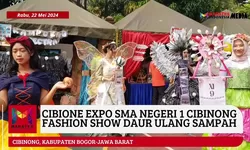 Cibione Expo SMA Negeri 1 Cibinong, Tampilkan Fashion Show Dari Daur Ulang Sampah