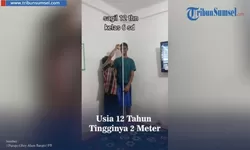 Viral Kisah Sagil Murid SD Tinggi 2 Meter Tinggal di Jambi, Susah Cari Pakaian