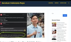 Situs Gerindra Bongkar Jejak Mesum Kaskus Fufufafa Milik Gibran, Komen Nakal ke Syahrini Diumbar