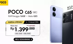 Poco C65: Ponsel Canggih Harga Sejutaan dengan RAM 16 GB dan NFC