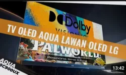 AQUA OLED TV 65C900UX 65 INCI! Samsung dan LG Minggir! Smart TV Layar Jernih Suara Speaker Nampol