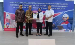 Tingkatkan Efektifitas dan Efisiansi BBM, Pertamina Patra Niaga dan Perumda Paljaya Saling Kerjasama Meluncurkan e-Voucher BBM MyPertamina