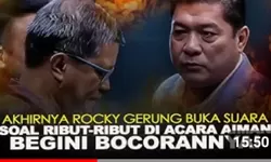 AKHIRNYA ROCKY GERUNG BUKA SUARA Soal Ribut dengan Silfester Matutina di Acara Aiman, Penting Argumen Kuat