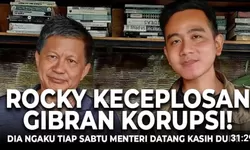 Rocky Gerung Keceplosan Gibran Rakabuming Raka Korupsi saat Walkot Solo, Setiap Sabtu Menteri Setor Duit