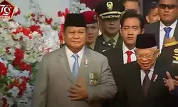 Gestur Gibran Rakabuming Raka 'Kikuk' Muncul di HUT TNI ke 79 Bareng Prabowo Ditengah Isu Fufufafa 