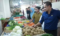 Sidak Pasar Jambu Dua, Komisi III DPRD KOta Bogor Cek Kualitas Bangunan untuk Tampung Para Pedagang