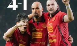 Hasil pertandingan Persija Jakarta menghadapi Madura United di Stadion Pakansari Bogor