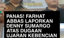 Semakin memanas kini Farhat Abbas resmi laporkan Denny Sumargo KEPOLISI atas dugaan ujaran kebencian