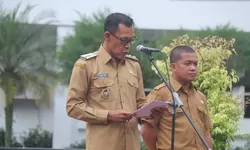 Ade Ruhandi Pimpin Apel Perdana Sebagai Wakil Bupati Bogor, Sebut Akan Fokus ke Pembangunan dan Pelayanan Publik