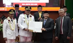 Rudy Susmanto Sampaikan Pidato Perdana, Ajak Semua Pihak Ikut Andil Bangun Kabupaten Bogor