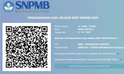 Link Pengumuman UTBK SNBT 2025 Resmi Cek Disini!
