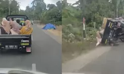 Mobil Pick-up Terguling di Gowa, Penumpang Termasuk Anak-anak Selamat dari Luka Berat