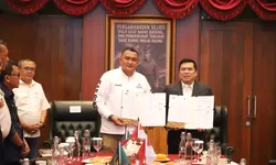 Kolaborasi Pemkab Bogor lewat CSR, Rudy Susmanto Gandeng PT Surya Arsa Anggabaya Revitalisasi Taman Pemuda KNPI Cileungsi