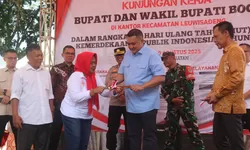 Bupati Bogor Dorong Semarak HUT RI di 40 Kecamatan, Leuwisadeng Dapat Gedung Kantor Baru