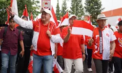 Kirab Merah Putih di Bogor Meriahkan Perayaan HUT RI ke 80, Rudy Susmanto Tekankan Semangat Persatuan