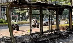 Kerusuhan di Jakarta: Gerbang Tol dan Tujuh Halte TransJakarta Hangus Dilalap Api