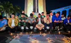 Wujudkan Kota Bogor Damai, Pemuda Lintas Iman Gelar Doa Bersama di Tugu Kujang