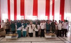 TP PKK Kabupaten Bogor Gelar Bina Daerah, Eva Rudy Susmanto Tekankan Peran Keluarga