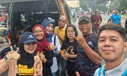 OB Van Radio Teman 95,3 FM Diserbu Pelajar di CFD Tegar Beriman