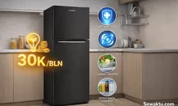 Kulkas 2 Pintu Ini Cuma Butuh Listrik Rp30 Ribuan Per Bulan, Spek Modern dan Fitur Lengkap Bikin Kaget!