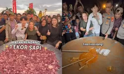 Bukan ke Toilet, Warga Palembang Sebut Willie Salim Pergi ke Mobil untuk Makan Saat Buat Konten 'Rendang Hilang' 200 kg