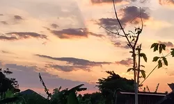 Senja Di  Kawasan Badak Agung Denpasar Bali