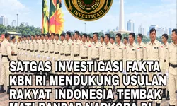 KOMANDAN SATGAS INVESTIGASI FAKTA KBN RI MENDUKUNG USULAN RAKYAT INDONESIA TEMBAK MATI BANDAR NARKOBA DI SELURUH INDONESIA