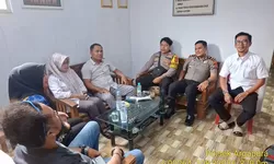 Jalin Silaturahmi Kamtibmas, Kapolsek Argapura Bersama Anggota Sambangi Perangkat Desa Sukadana