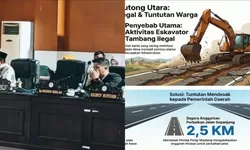 Ekskavator Tambang Rusak Jalan Moutong, Wakil Rakyat Desak Pemda Bertindak