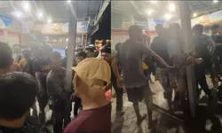 Drama di Pasar Masomba Kota Palu, Diduga Maling Motor Diikat di Tiang - Ternyata ODGJ Putus Obat?