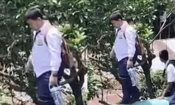 Viral Pelajar SMP Seberangi Sungai Lewat Pipa PDAM: Sudah Lama, Belum Ada Solusi 