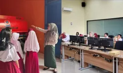 Bukan Pesta Biasa, Siswa SD di Parigi Moutong Serbu Kantor BPBD Demi Belajar Selamat