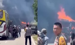 Tabrakan Maut Bus ALS vs Truk Tangki di Sumsel, Evakuasi Dramatis 16 Jenazah dari Kobaran Api