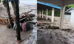 Heroik! Warga Barakati Gorontalo Jebol Sumbatan Kayu Demi Selamatkan Desa dari Kepungan Banjir Bandang
