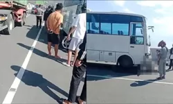 Petaka Sabtu Pagi di Elevated Road Palu, Pemotor Tewas Tabrakan Bus