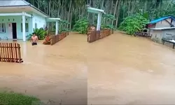 Sungai Sialopa Meluap, Delapan Rumah dan Masjid di Moutong Terendam