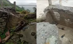 Oprit Jembatan Sibalago Amblas Diguyur Hujan Deras, Akses Antardusun di Toribulu Terancam Putus Total
