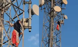 Nekat Panjat Tower BTS Demi Pantau Suami Kerja, Warga Panik Histeris