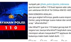 Viral Call Center 110 Polri Diadukan Warganet, Terima Laporan Kecelakaan Sambil Bersendawa