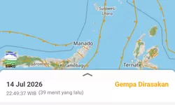 BMKG Pastikan Gempa Magnitudo 6,2 di Dekat Kepulauan Sangihe Tidak Berpotensi Tsunami