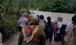 Bertaruh Nyawa Demi Sekolah, Siswa SMP Batui Banggai Seberangi Sungai Deras Tanpa Jembatan
