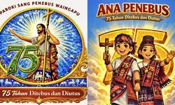 Ini Makna Logo dan Maskot Ana Penebus HUT ke-75 Paroki Sang Penebus Waingapu