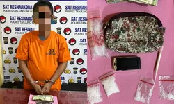 Sat Narkoba Tanjung Balai Tangkap Tersangka Adi Lele.