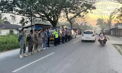Cegah Tawuran dan Balap Liar, Tim Gabungan Polres Tanjung Balai Patroli Asmara Subuh