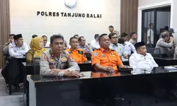 Sambut Lebaran 2026, Polres Tanjung Balai Ikuti Rakor Lintas Sektoral Operasi Ketupat Toba